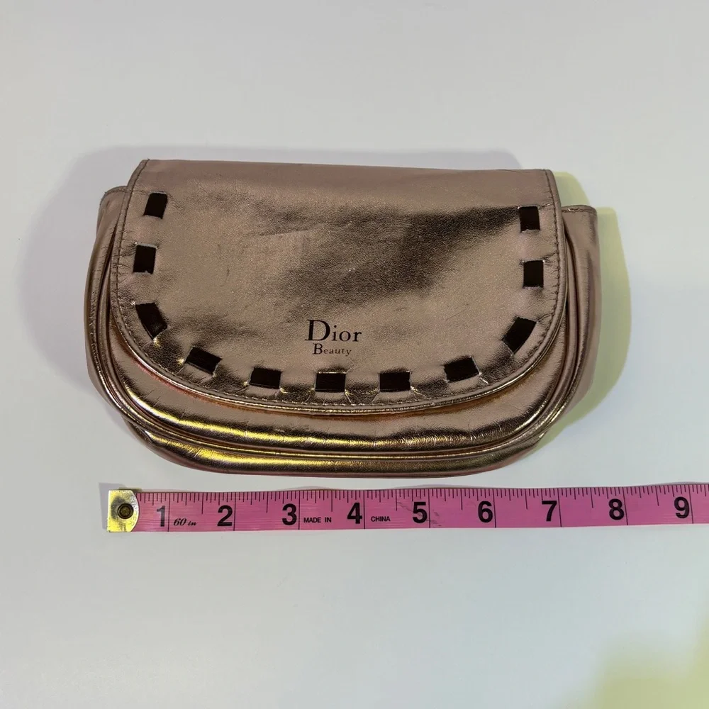 Dior Beauty Metallic Light Pink Clutch
